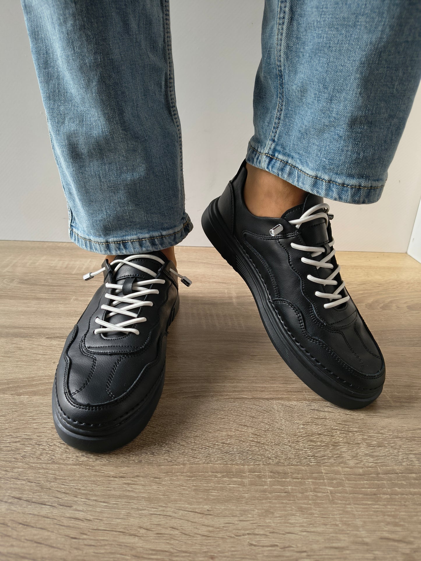 PANTOFI CASUAL BARBATI MELS 6023 NEGRU