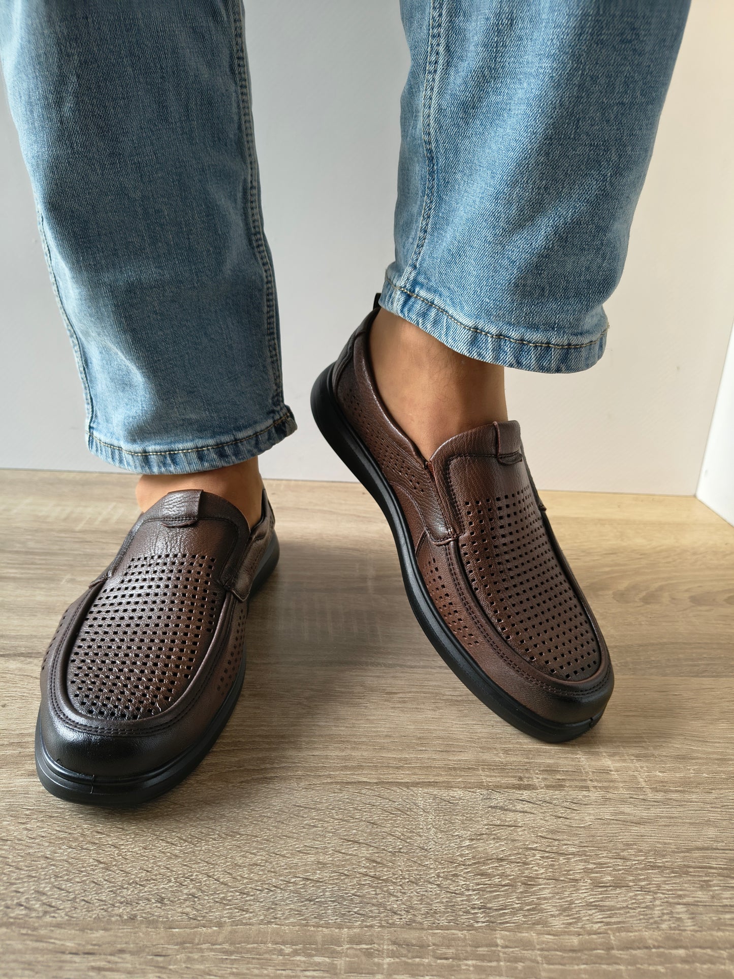 PANTOFI PERFORATI BARBATI MELS 26027 MARO