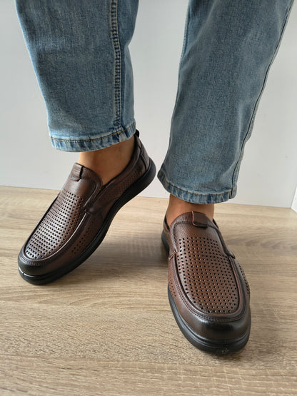 PANTOFI PERFORATI BARBATI MELS 26027 MARO