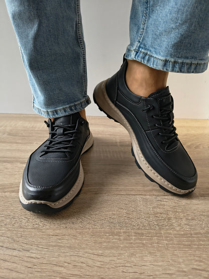 PANTOFI CASUAL BARBATI MELS A93280 NEGRU