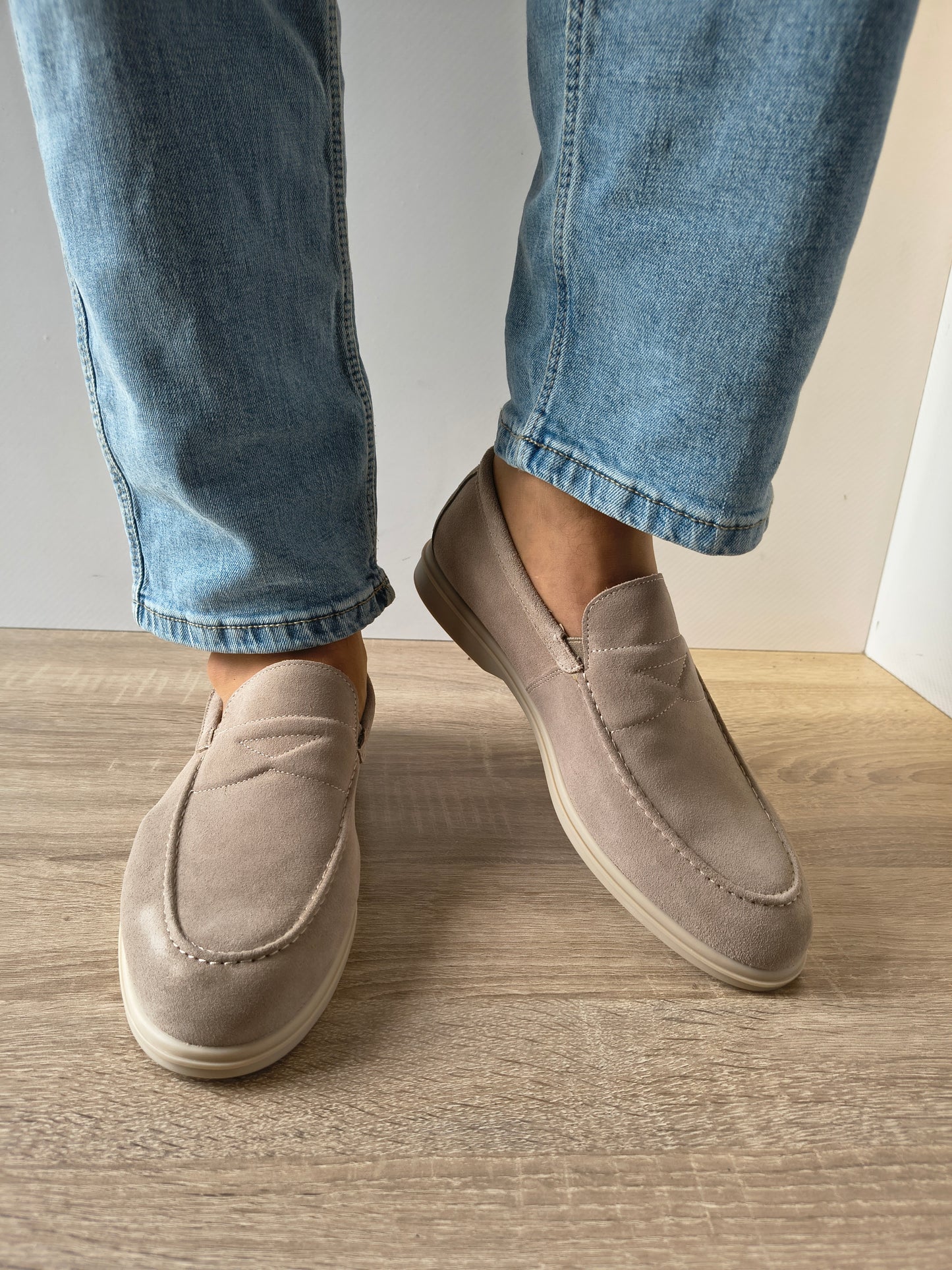 PANTOFI CASUAL BARBATI ELDEMAS 2-2090-307 BEJ VELUR
