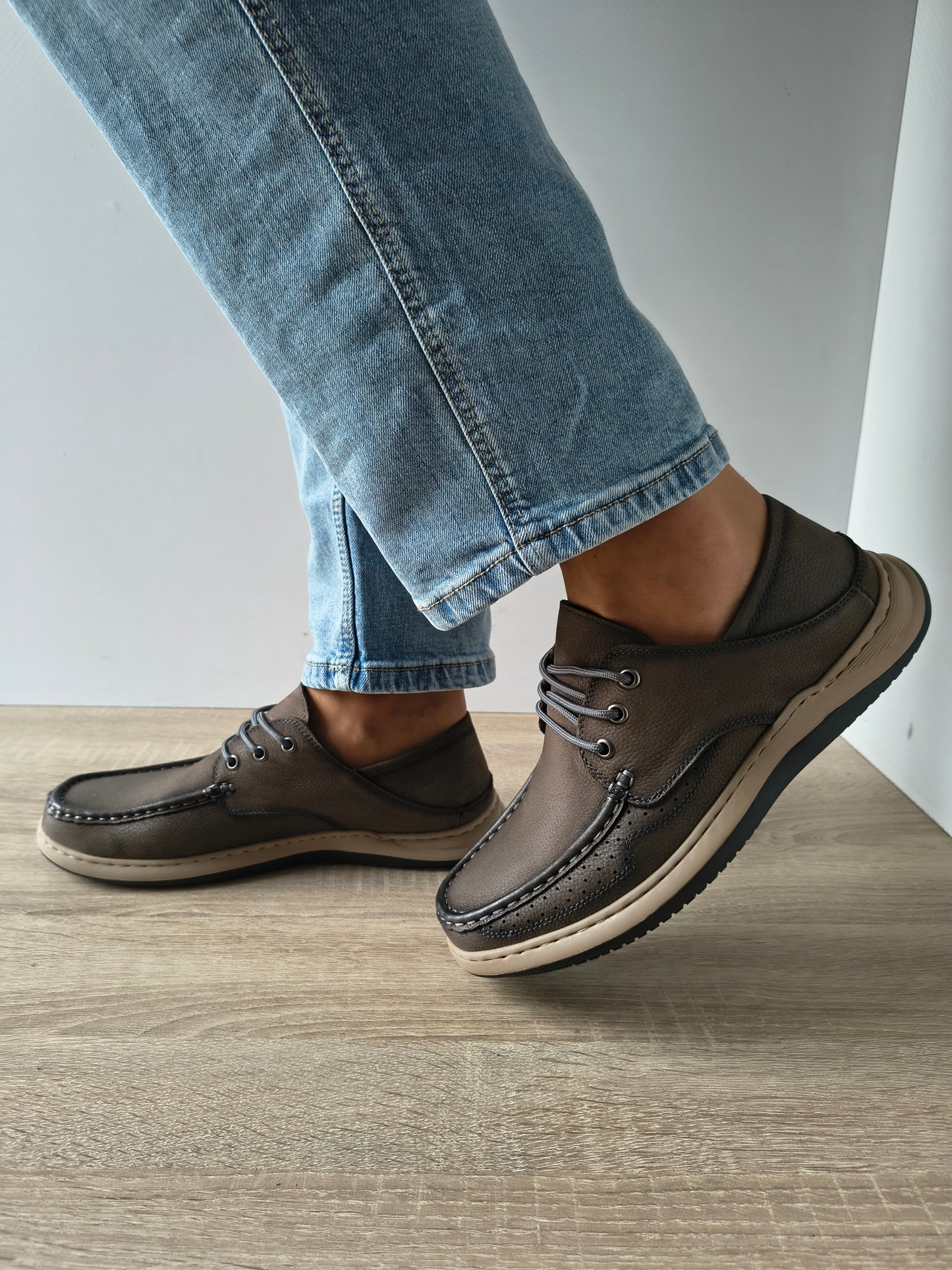 PANTOFI CASUAL BARBATI MELS 85363 GRI