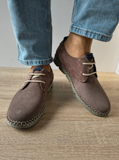 PANTOFI CASUAL BARBATI OTTER OT2818 14-I GREY SUEDE