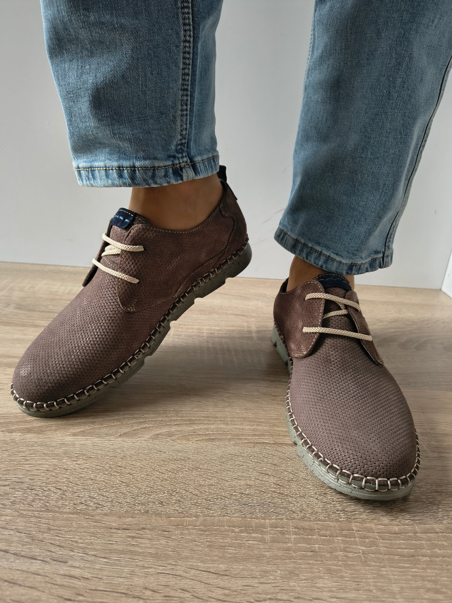 PANTOFI CASUAL BARBATI OTTER OT2818 14-I GREY SUEDE