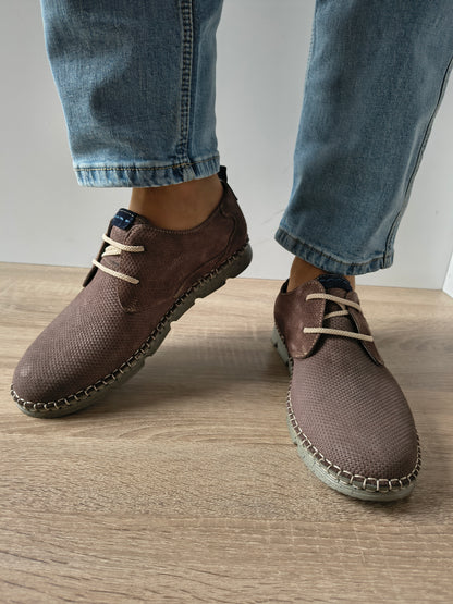 PANTOFI CASUAL BARBATI OTTER OT2818 14-I GREY SUEDE