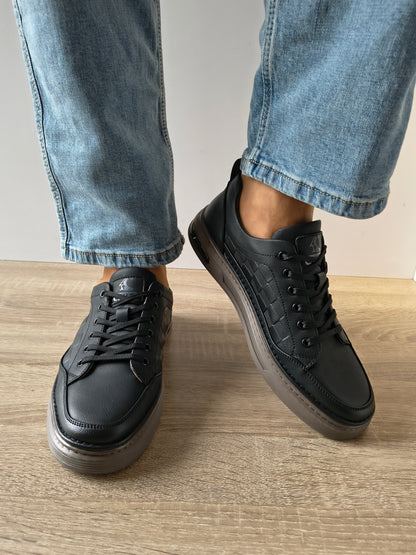 PANTOFI CASUAL BARBATI OTTER 270008A 01-N NEGRU