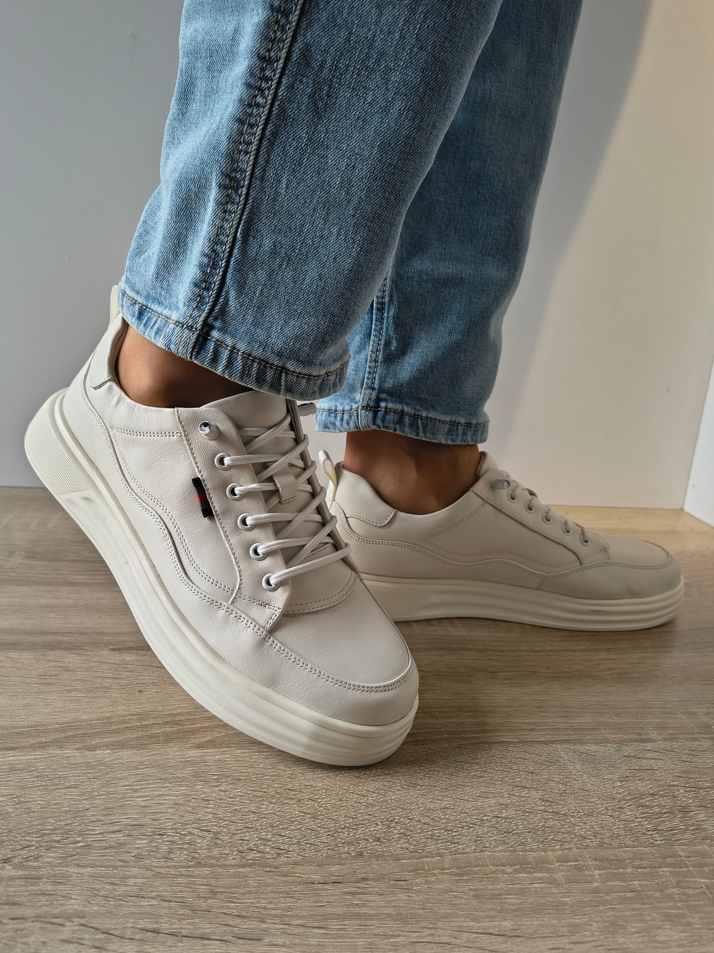 PANTOFI CASUAL BARBATI MELS W27017 ALB