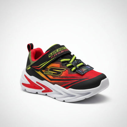 PANTOFI SPORT COPII SKECHERS 400139N BKRD NEGRU + ROSU