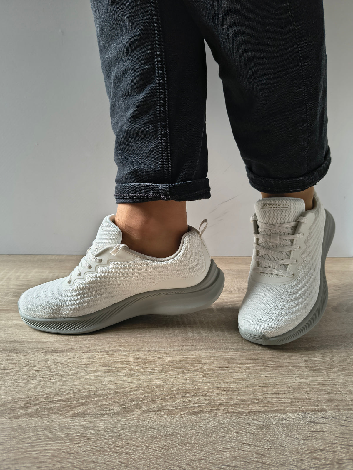 PANTOFI SPORT DAMA SKECHERS 117731 WHT ALB - imagine 6