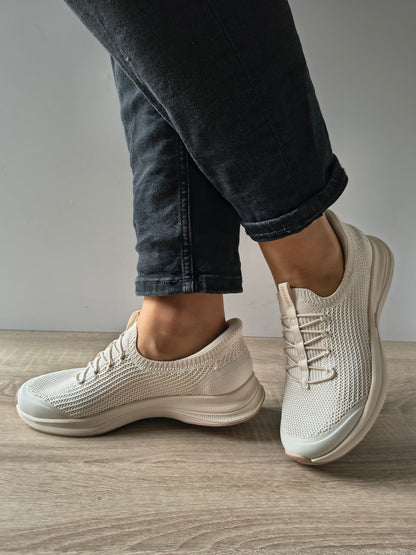 PANTOFI SPORT DAMA SKECHERS 104761 NAT BEJ NATURAL