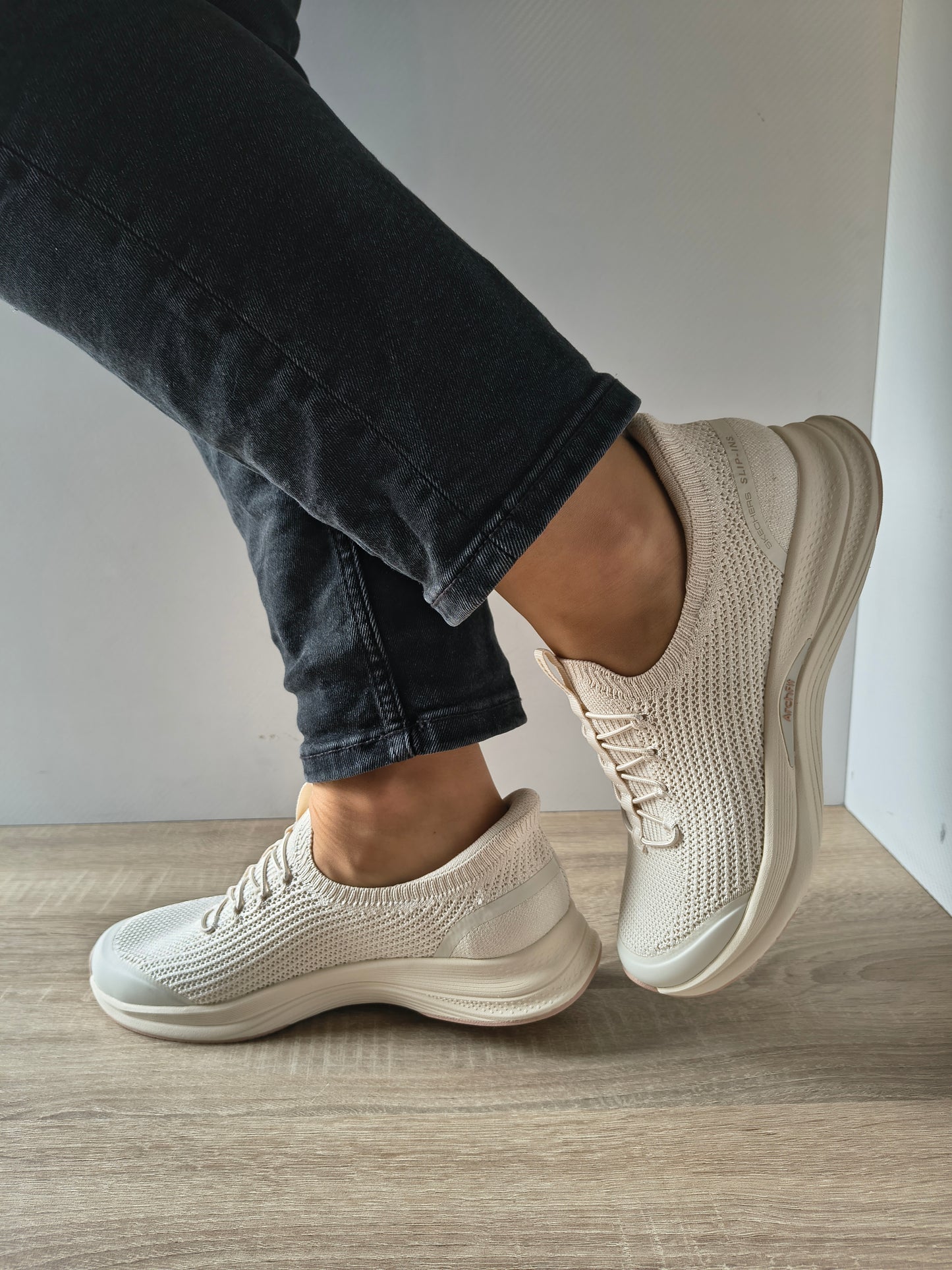 PANTOFI SPORT DAMA SKECHERS 104761 NAT BEJ NATURAL