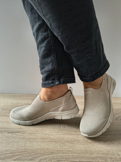PANTOFI SPORT DAMA SKECHERS 104680 TPE BEJ NATURAL