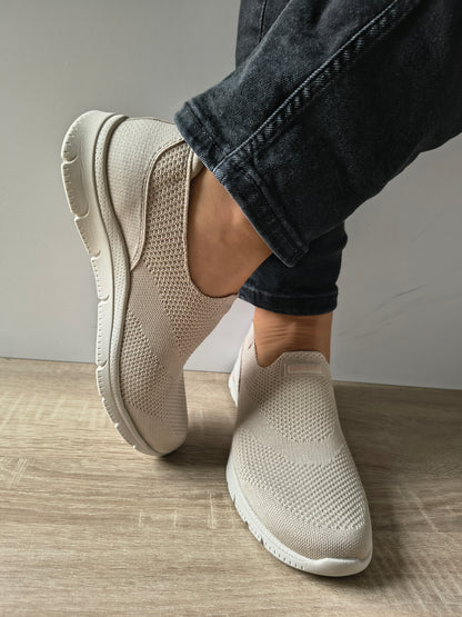 PANTOFI SPORT DAMA SKECHERS 104680 TPE BEJ NATURAL
