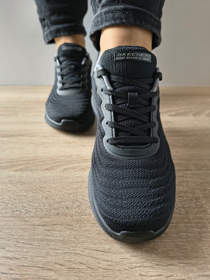 PANTOFI SPORT DAMA SKECHERS 117731 BBK NEGRU