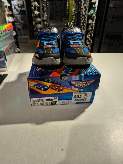 PANTOFI SPORT COPII SKECHERS 402150L BBOR NEGRU/ALBASTRU/ORANGE