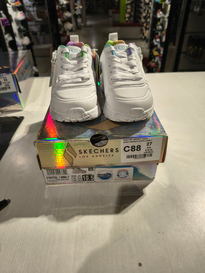 PANTOFI SPORT COPII SKECHERS 310370L WMLT ALB
