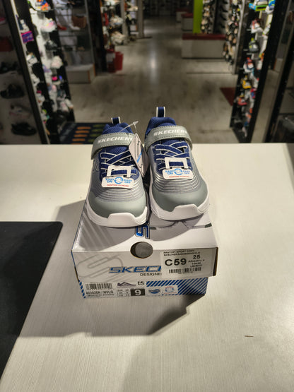 PANTOFI SPORT COPII SKECHERS 403926N NVLG ALBASTRU + GRI