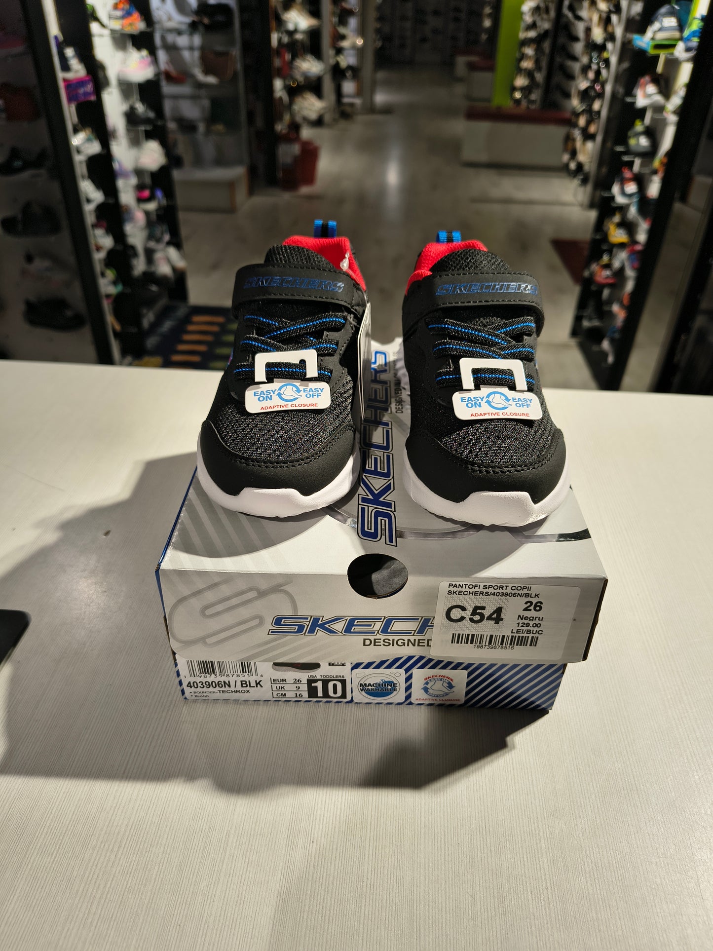 PANTOFI SPORT COPII SKECHERS 403906N BLK NEGRU