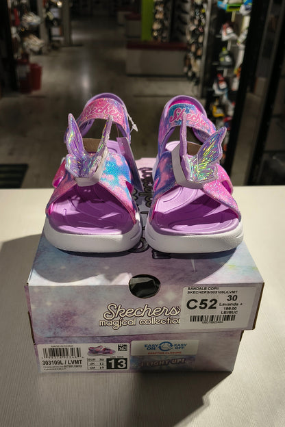 SANDALE COPII SKECHERS 303109L LVMT LAVANDA + COMB