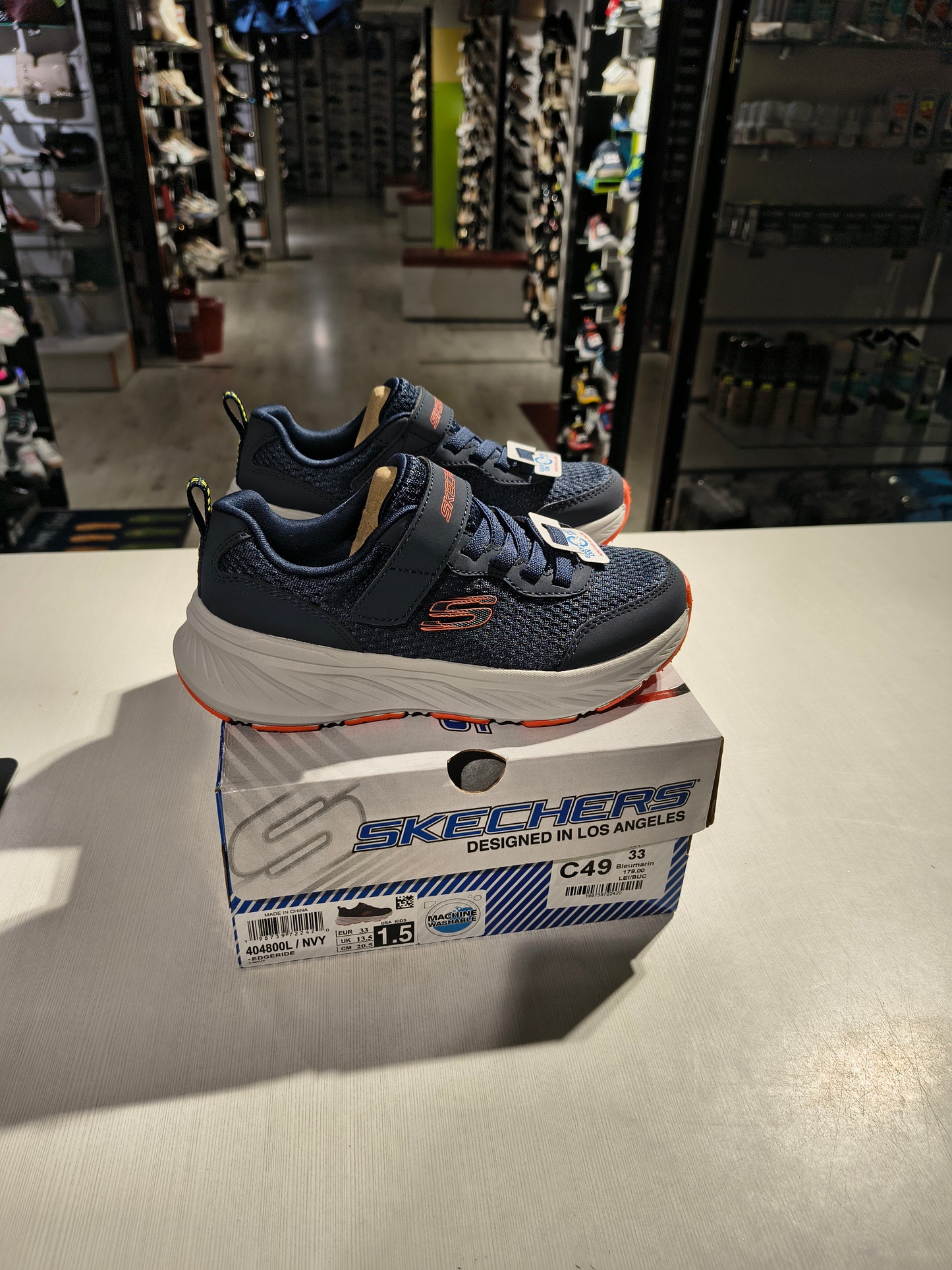 PANTOFI SPORT COPII SKECHERS 404800L NVY BLEUMARIN