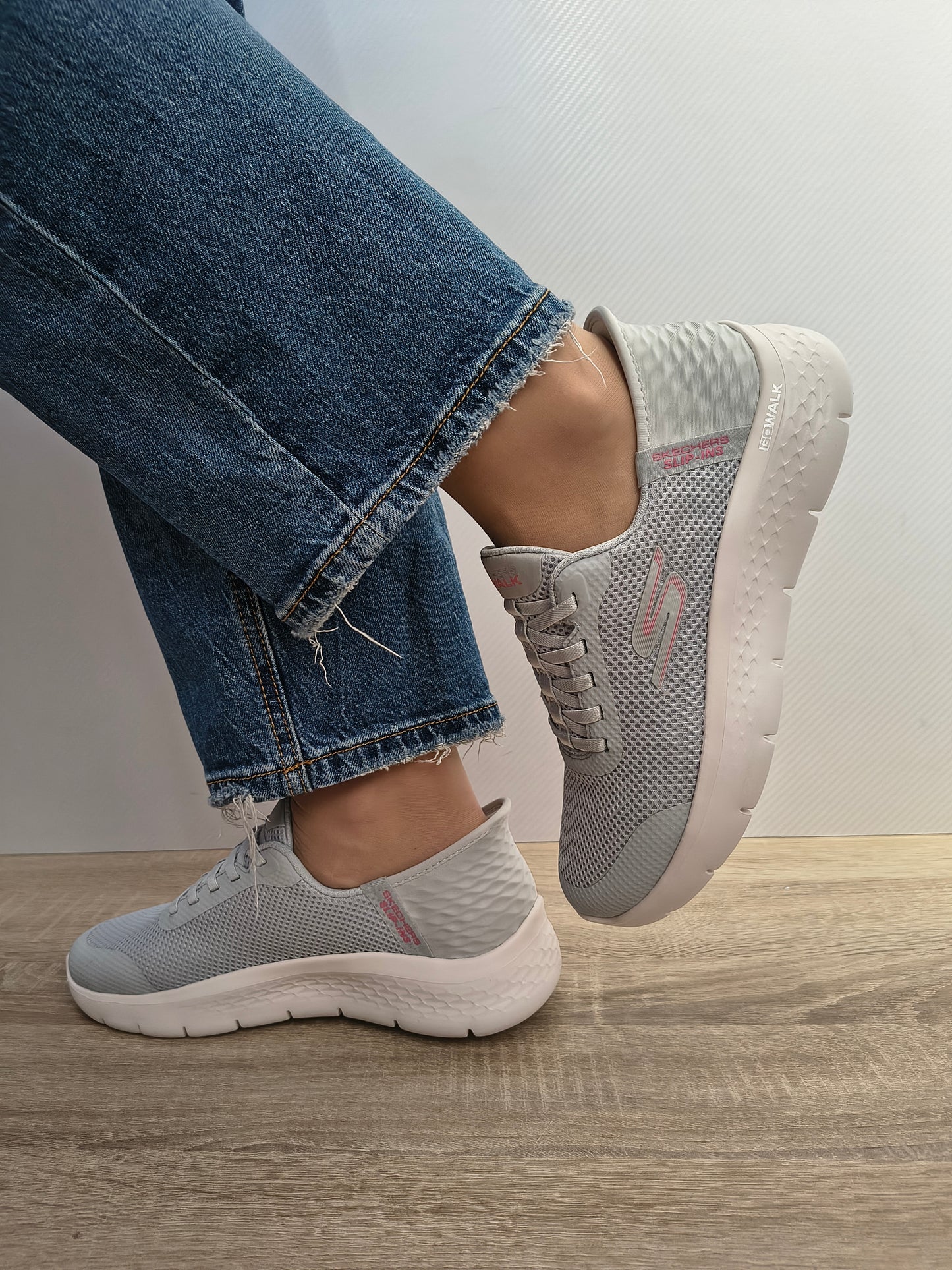 Pantofi Sport Damă Skechers 124836 Gypk Gri - Textil