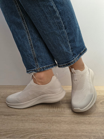Pantofi Sport Damă Skechers 117734 Ofwt Bej Deschis - Textil