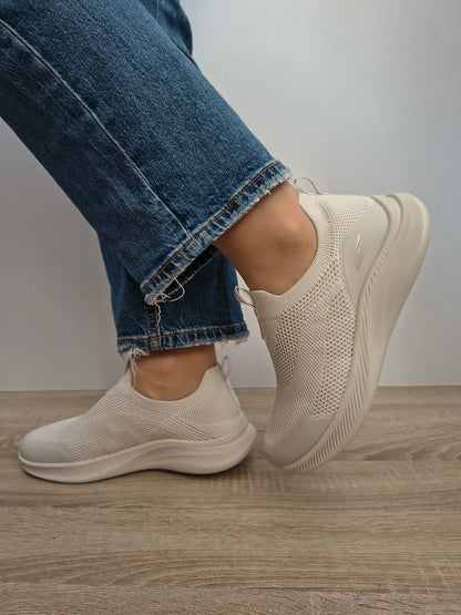 Pantofi Sport Damă Skechers 117734 Ofwt Bej Deschis - Textil