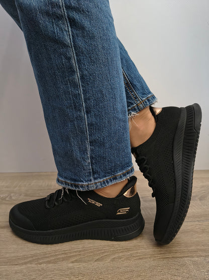 PANTOFI SPORT DAMA SKECHERS 117743 BBK NEGRU