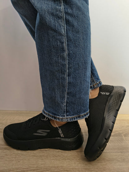 Pantofi Sport Damă Skechers 124836 Bbk Negru - Textil