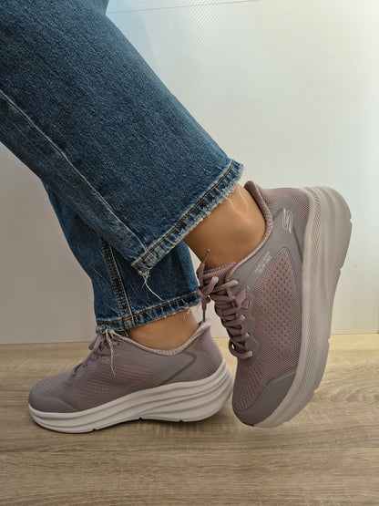 PANTOFI SPORT DAMA SKECHERS 117756 QUAL LILA DUST GREY