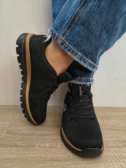 PANTOFI SPORT DAMĂ SKECHERS 12615 BKRG NEGRU