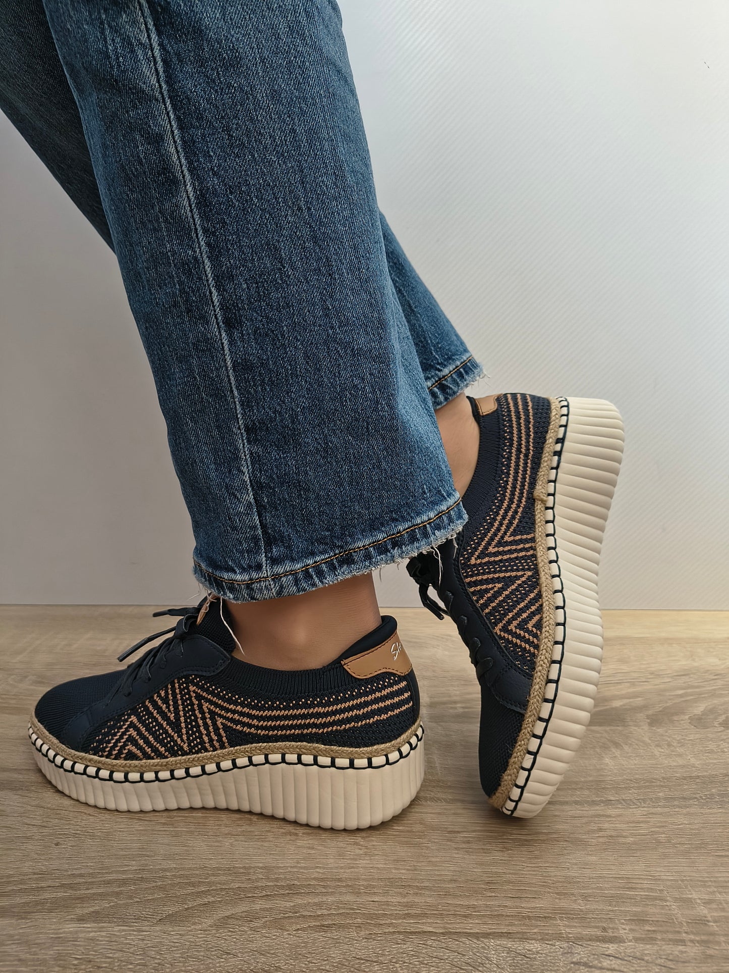 PANTOFI CASUAL DAMĂ SKECHERS 100716 NVY NAVY