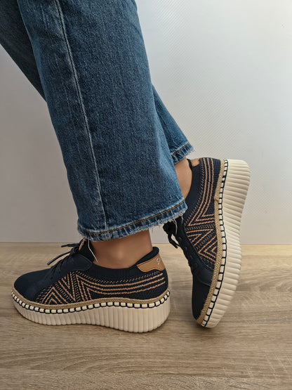 PANTOFI CASUAL DAMĂ SKECHERS 100716 NVY NAVY