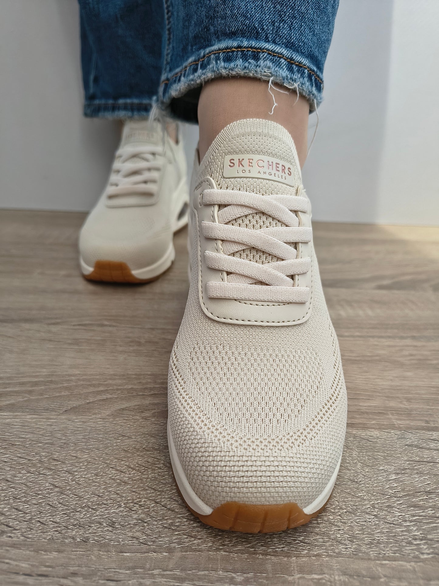PANTOFI CASUAL DAMA SKECHERS 177531 OFWT OFF WHITE