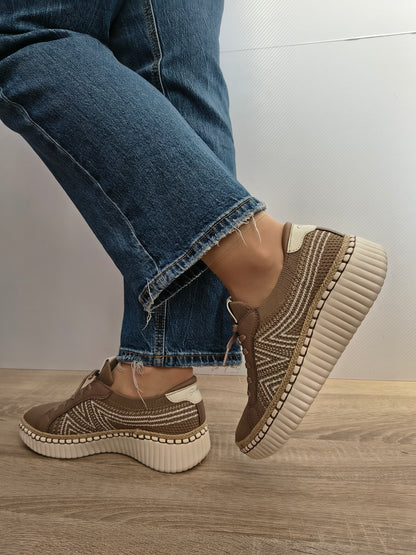 PANTOFI CASUAL DAMĂ SKECHERS 100716 MOC MOCHA