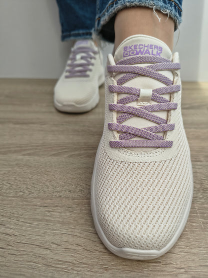 PANTOFI SPORT DAMA SKECHERS 125516 OFWT CREM/LILA