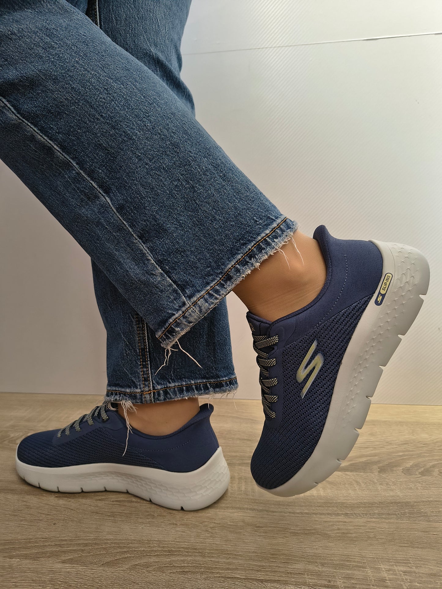 PANTOFI SPORT DAMA SKECHERS 125516 BLGR ALBASTRU