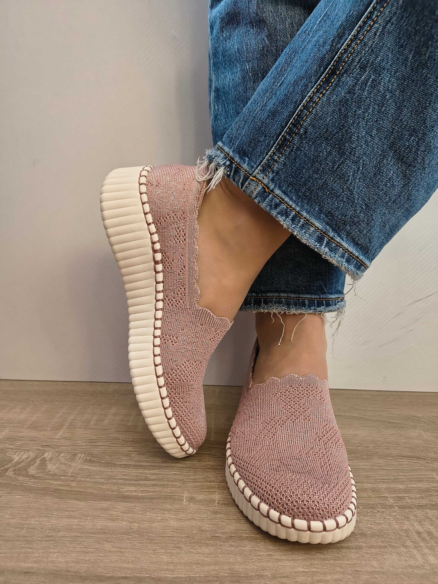 PANTOFI CASUAL DAMA SKECHERS 100904 MVE ROZ MAUVE