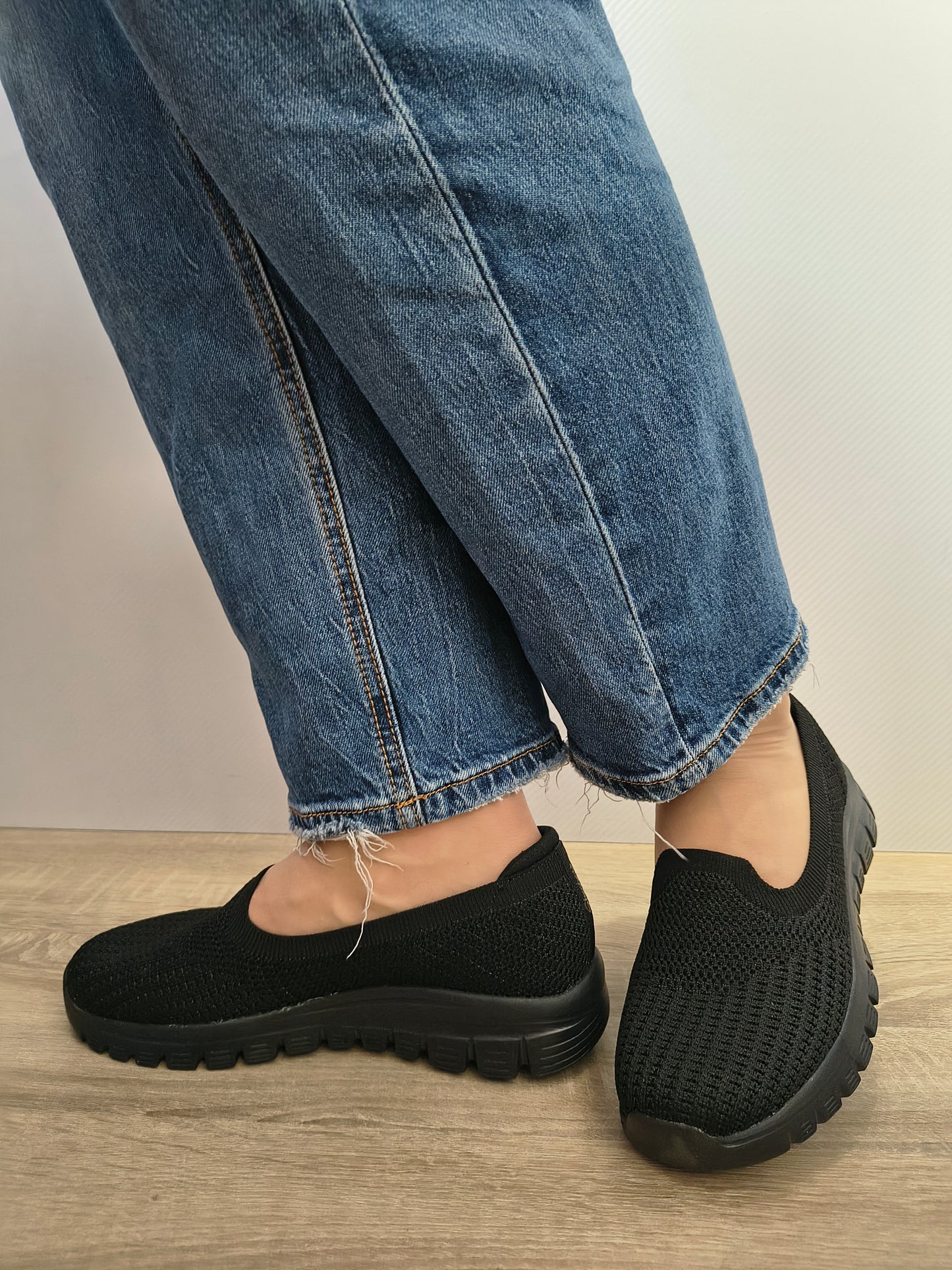 PANTOFI CASUAL DAMA SKECHERS 100962 BBK NEGRU