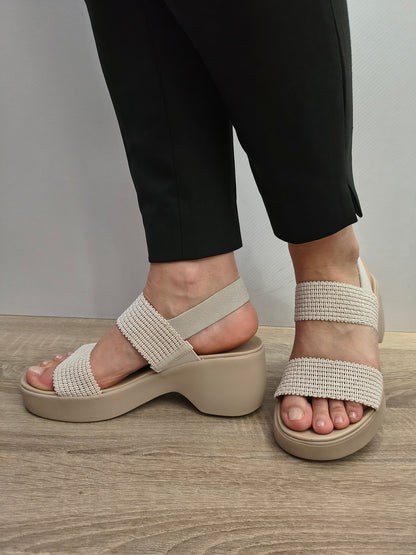 Sandale Casual Damă Skechers 119413 Ofwt Off White - Textil