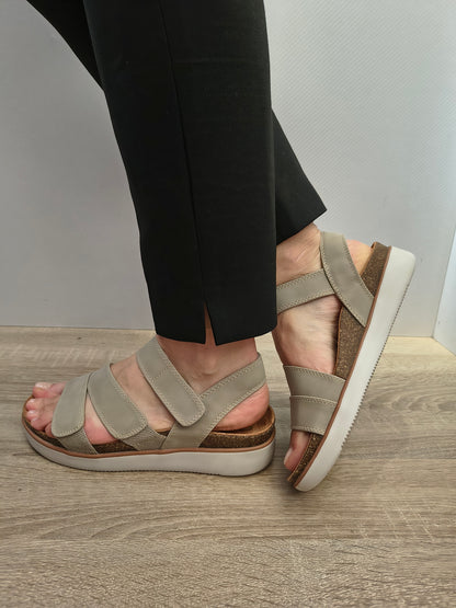 Sandale Casual Damă Skechers 163252 Tpe Taupe - Piele Ecologică