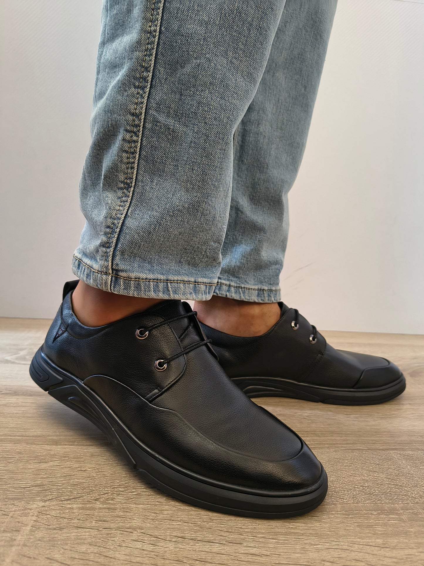 PANTOFI BIG ELEGANTI BARBATI MELS 83038T NEGRU