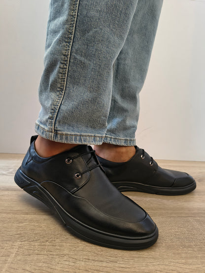PANTOFI BIG ELEGANTI BARBATI MELS 83038T NEGRU