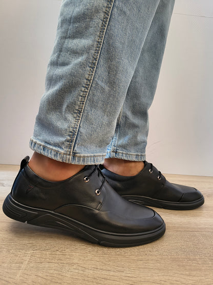 PANTOFI BIG ELEGANTI BARBATI MELS 83038T NEGRU