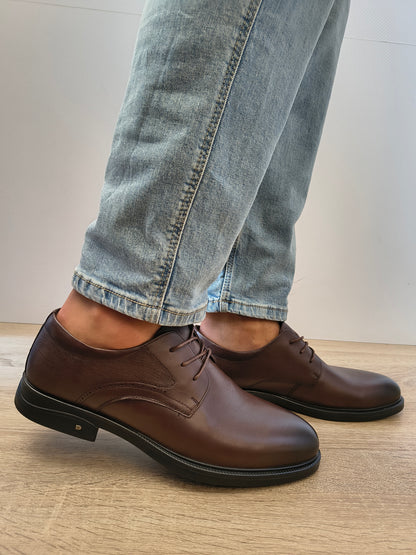 Pantofi Casual Big Bărbați Mels 98919D Maro - Piele Naturală