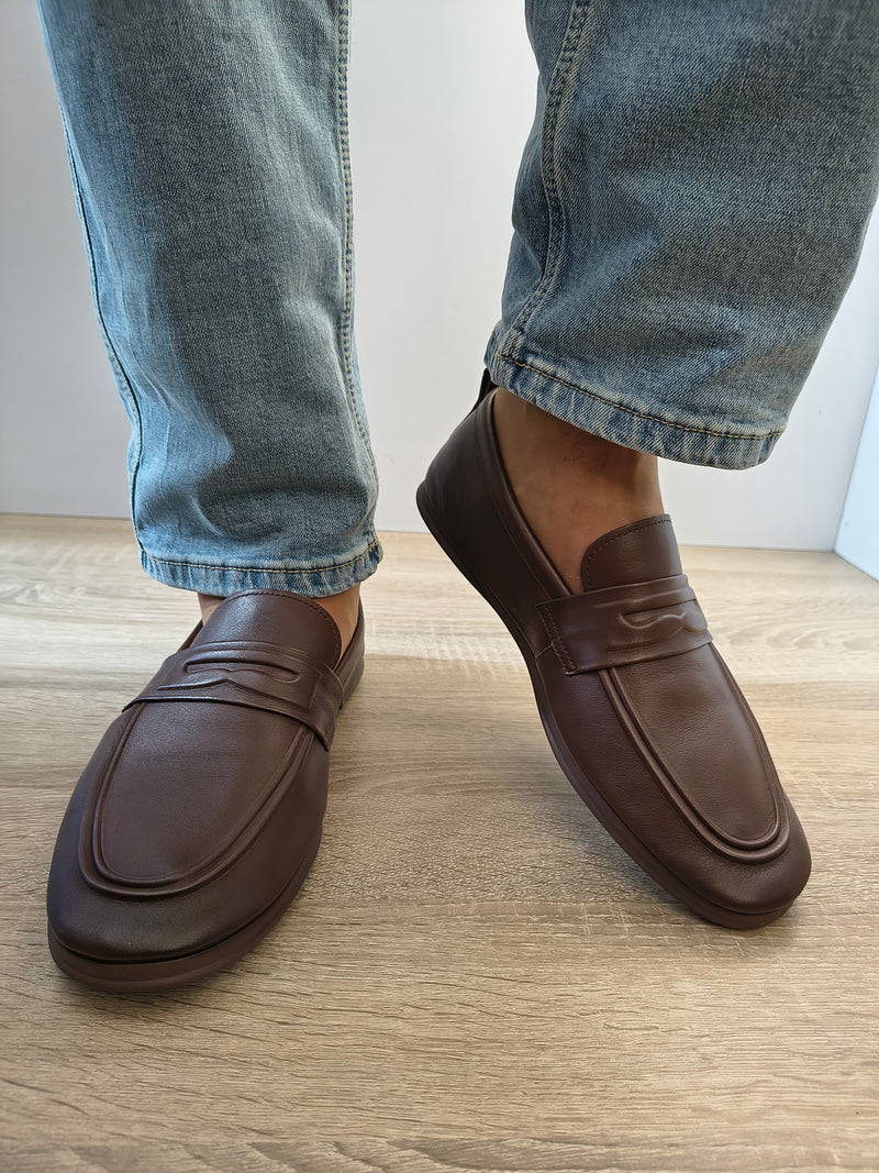Pantofi Eleganti Bărbați Otter 280001B 02-N Maro - Piele Naturală - imagine 3