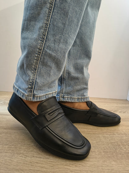 Pantofi Eleganti Bărbați Otter 280001A 01-N Negru - Piele Naturală