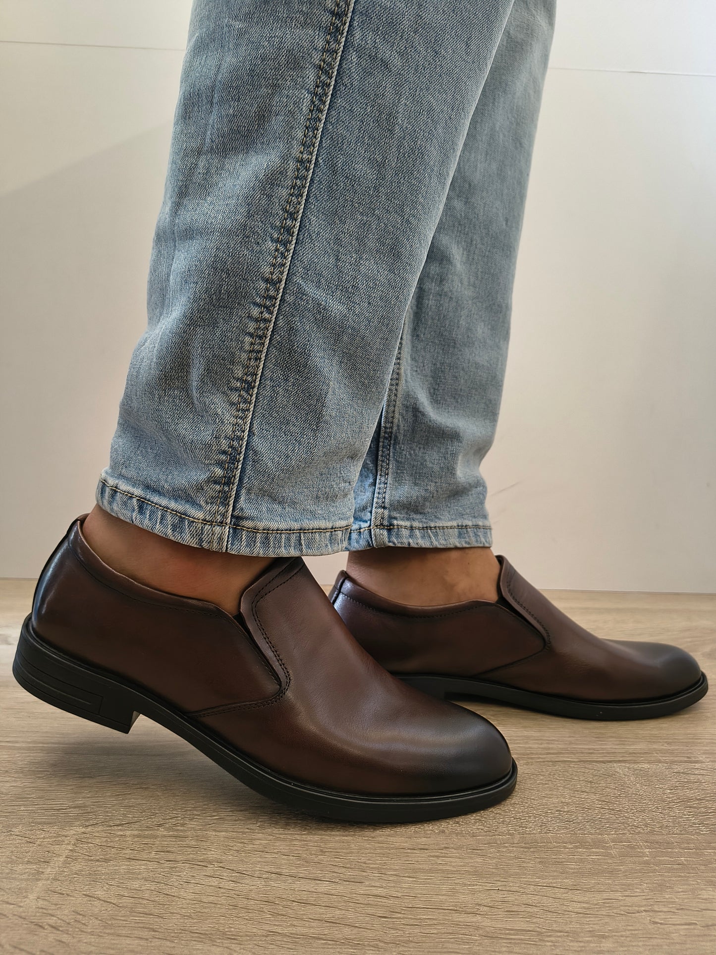 Pantofi Eleganti Bărbați Mels W27002 Maro - Piele Naturală