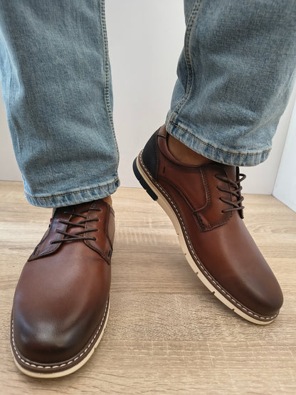 Pantofi Casual Bărbați Otter 80013D 02-N Maro - Piele Naturală