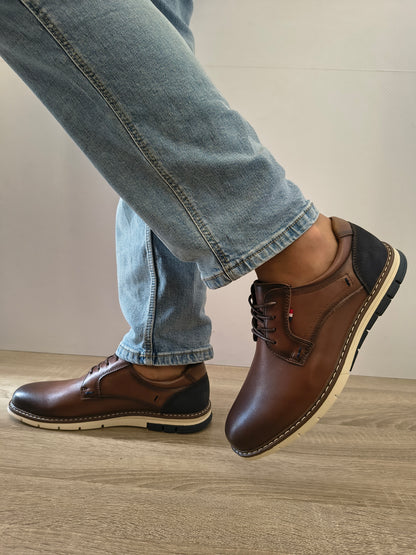 Pantofi Casual Bărbați Otter 80013D 02-N Maro - Piele Naturală